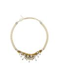 sharp stone embellished necklace