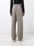 high-waisted trousers