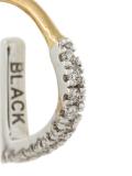 'Bela Blanc' twirl diamond earring