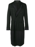 stripe overcoat 
