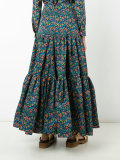 floral print maxi skirt