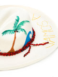 Vamos a la playa beaded panama hat