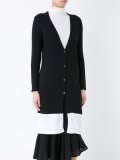 long ribbed cardigan 