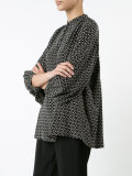 round neck loose-fit blouse
