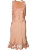 lace inserts dress