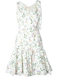 floral flared dress