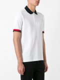 tipped cuff polo shirt