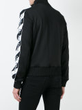 striped sleeve jacket