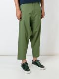 'Savage' drop-crotch trousers