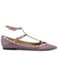 'Rockstud'平底鞋