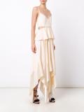 handkerchief hem slip dress
