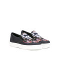 printed slip-on sneakers 