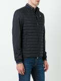 banded collar down jacket