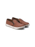 woven slip-on trainers