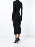 turtleneck maxi dress