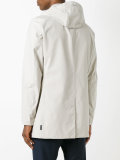 hooded raincoat