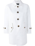 cropped sleeve coat
