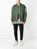 paneled bomber jacket