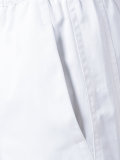 high-waisted cropped trousers