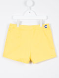 floral embroidery shorts