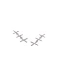 'KATIA' diamond cuff earrings