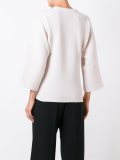 和服式袖子毛衣
