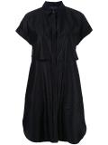 layered shirt dress