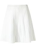 A-line knit skirt