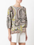 paisley print blouse