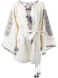 embroidered tasseled dress 