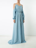 off-shoulder long dress