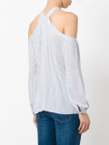 open shoulder blouse