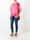 asymmetric ruffled shirt