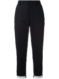 tapered cropped trousers