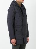 hooded padded coat
