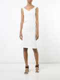 fitted midi-dress