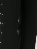 lace-up detailing flared trousers