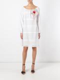 flower brooche dress