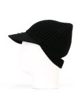 knit embellished cap