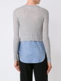 layered shirt jumper