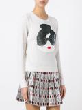 lady motif jumper