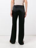 striped wide leg trousers