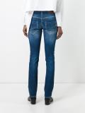 buttoned high-rise jeans