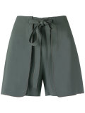 tie fastening skorts