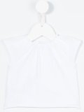 ruffled sleeve T-shirt