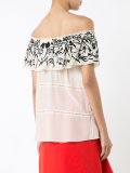 embroidered off-shoulder blouse