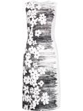 side floral shift dress