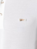 contrast collar polo shirt