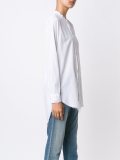 band collar shirt