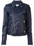 zip up biker jacket 